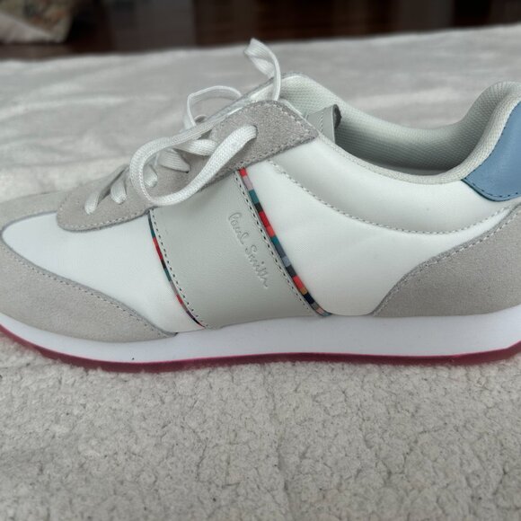 Paul Smith Women's White "Booker" Trainers NWOT Size EU 39 US 8.5 - Picture 6 of 8